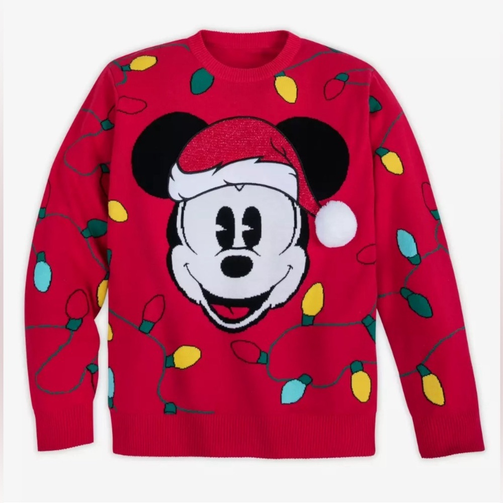 Santa Mickey Mouse Holiday Cheer Sweater